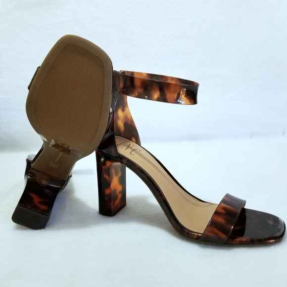 INC Makenna Two-Piece Clear Vinyl Dress Sandals - Picture 10 of 11